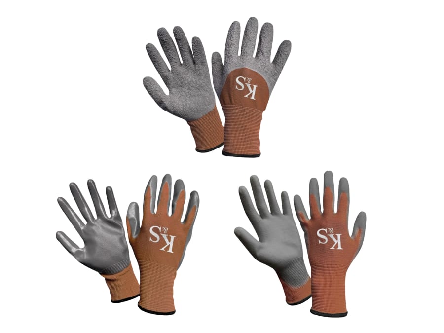 Kent & Stowe 70105485 Multi-Task Gloves Medium Triple Pack