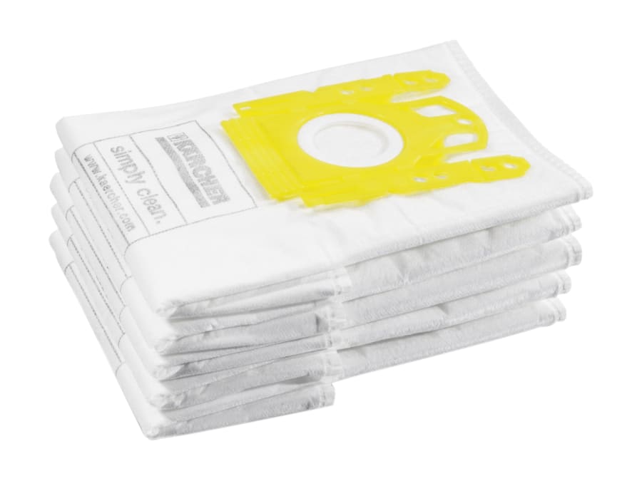 Karcher 69043290 VC Fleece Vacuum Bags Pack of 5