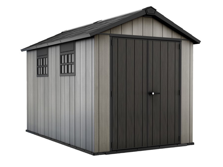 Keter 250178 Oakland Shed 7.5 x 11ft Grey