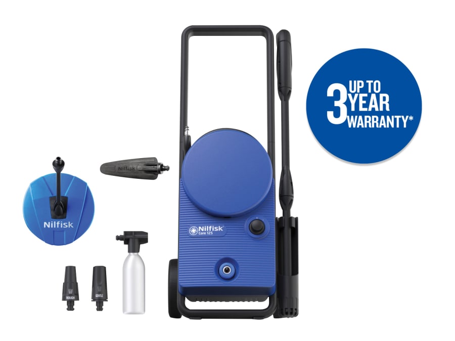 Nilfisk 128471284 CORE 125 Home & Garden Pressure Washer 125 Bar 240V