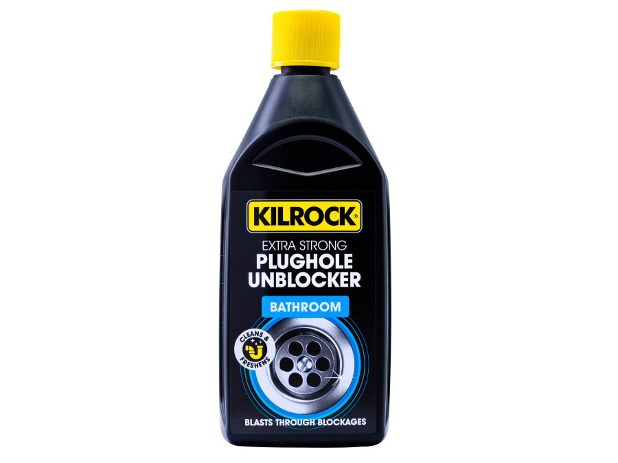 Kilrock KBBATHROOM Bathroom Plughole Unblocker 500ml
