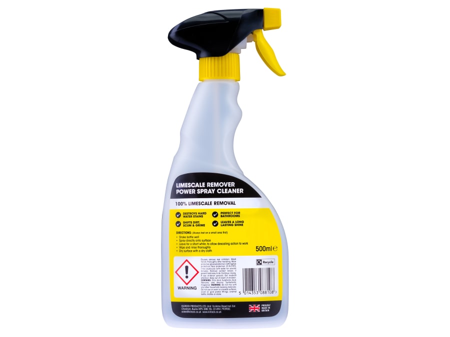 Kilrock POWERSPRAY Limescale Remover 500ml Trigger Spray