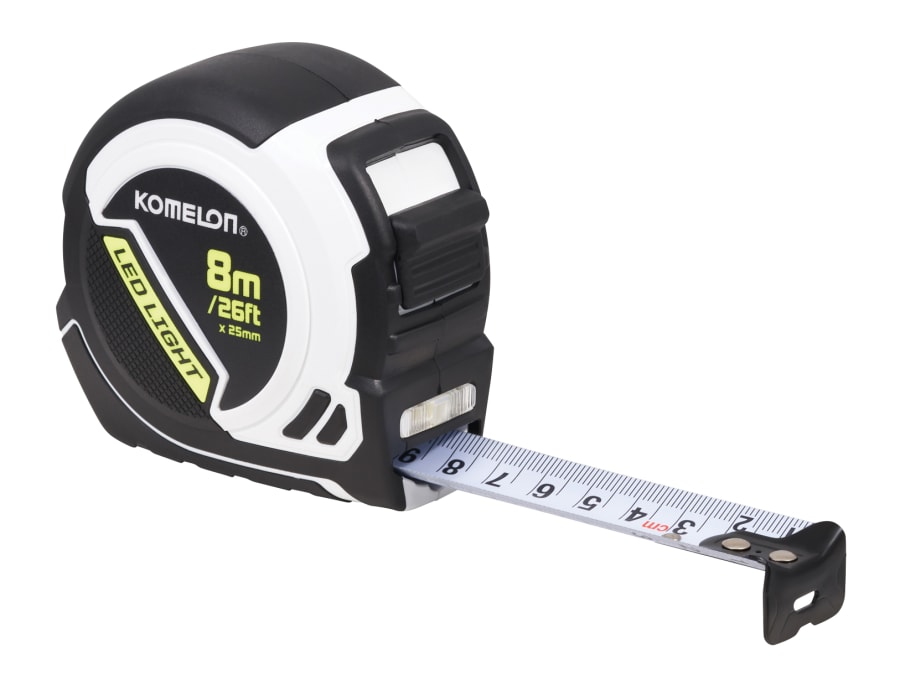 Komelon PLD85 8m/26ft Tape Measure