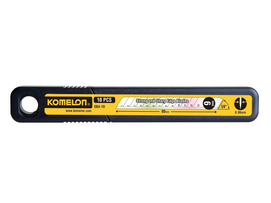 Komelon SB410 9mm Snap-Off Blades Pack 10