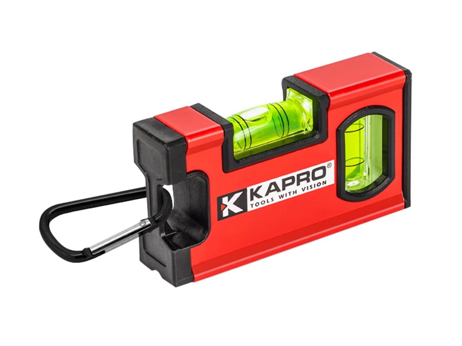 Kapro K771M 10cm Twin Mini Level with Carabiner