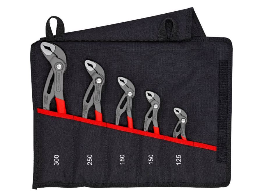 Knipex 001955S5 Cobra Water Pump Plier Set 5 Piece
