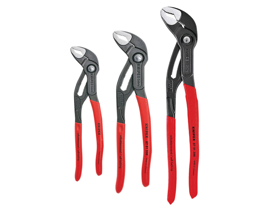 Knipex 002009V02 Cobra Water Pump Pliers Set 3 Piece
