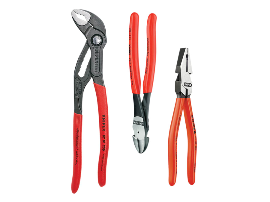 Knipex 002010 Power Pack High Leverage Pliers Set 3 Piece
