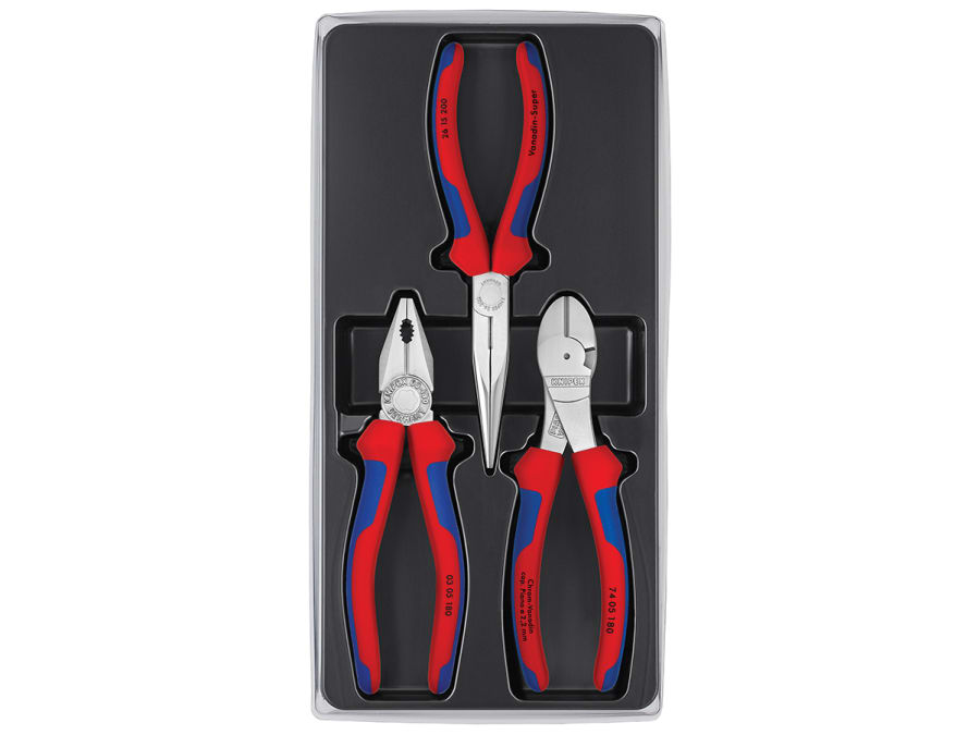 Knipex 002011 3 Piece Assembly Pliers Set