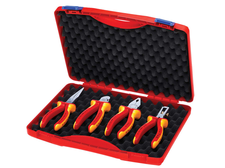 Knipex 002015 VDE Pliers Set 4 Piece