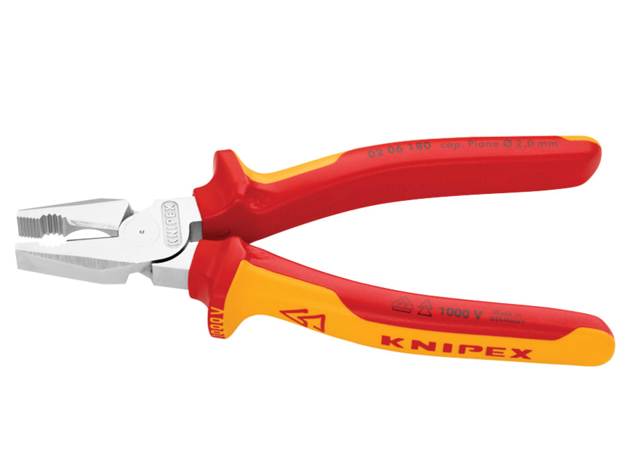 Knipex 0206180SB 180mm VDE High Leverage Combination Pliers
