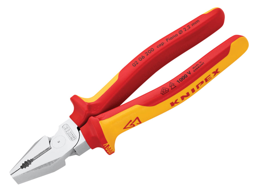 Knipex 0206200SB VDE High Leverage Combination Pliers 200mm