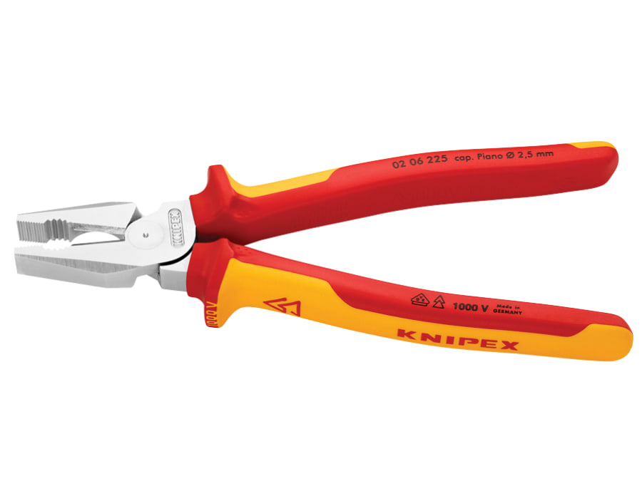 Knipex 0206225SB VDE High Leverage Combination Pliers 225mm