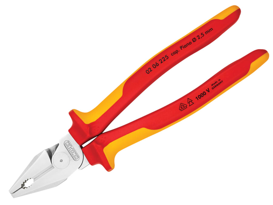 Knipex 0206225SB VDE High Leverage Combination Pliers 225mm