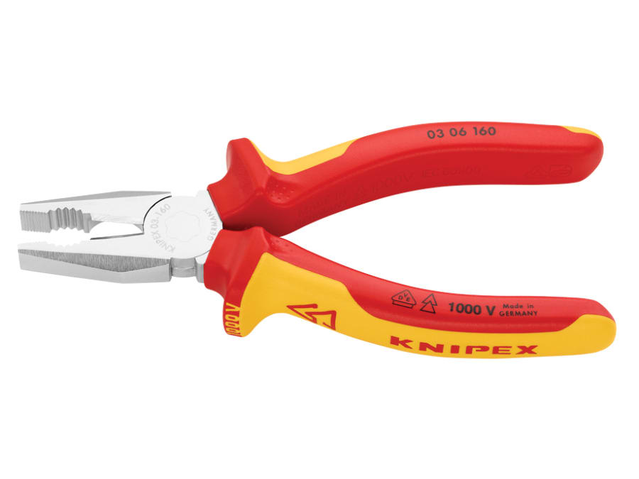 Knipex 0306160SB VDE Combination Pliers 160mm