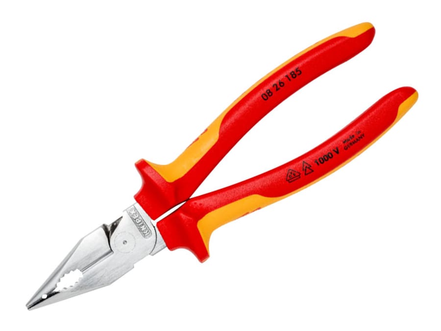 Knipex 0826185SB VDE Needle-Nose Combination Pliers 185mm