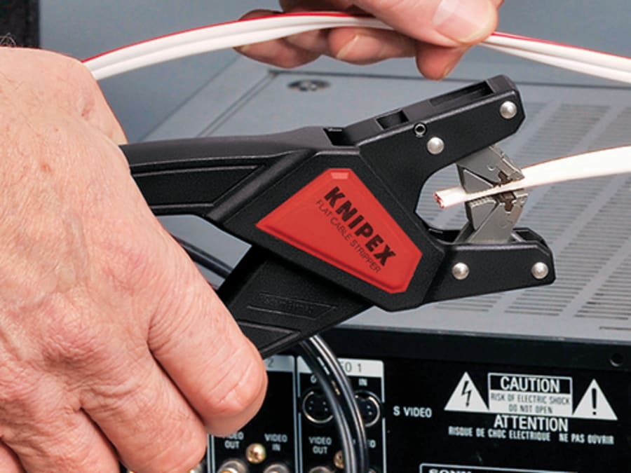 Knipex 1264180 Automatic Insulation Stripper for Flat Cable