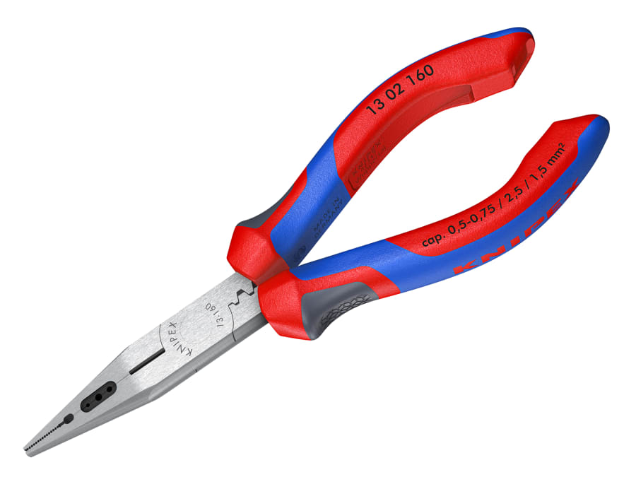 Knipex 1302160SB 160mm Electricians' Pliers with Comfort Handles
