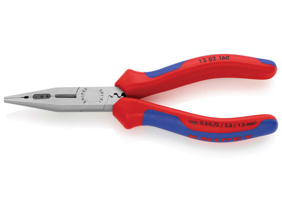 Knipex 1302160SB 160mm Electricians' Pliers with Comfort Handles