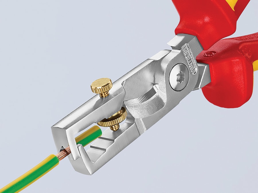 Knipex 1366180SB StriX Insulation Stripper with Cable Shears 180mm