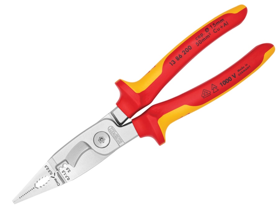 Knipex 1386200SB VDE Multifunctional Installation Pliers 200mm
