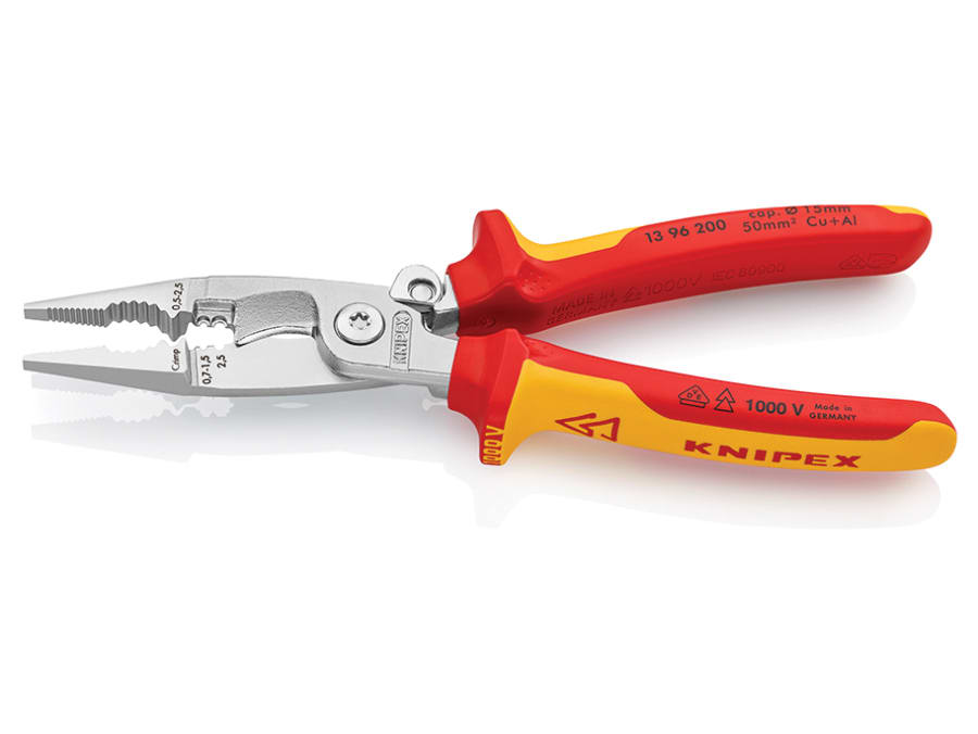 Knipex 1396200SB VDE Multifunctional Installation Pliers 200mm