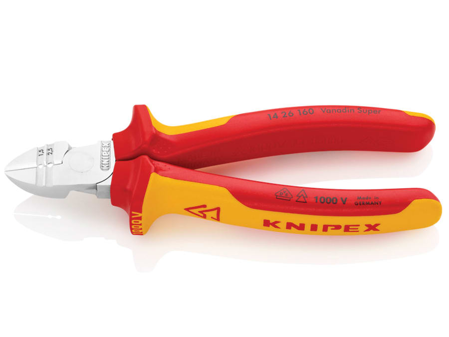 Knipex 1426160SB VDE Diagonal Insulation Stripper 160mm