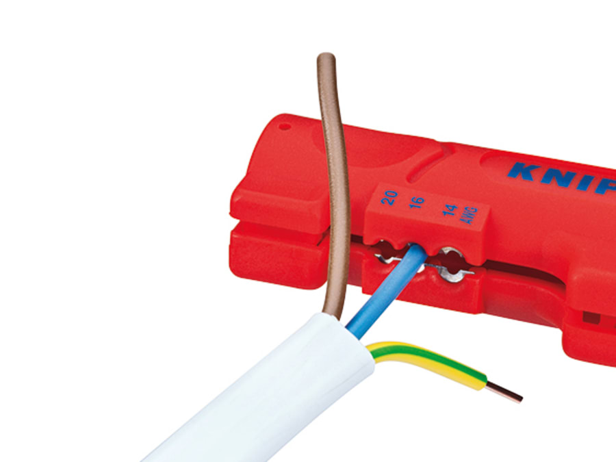 Knipex 1664125SB Stripping Tool for Flat & Round Cables