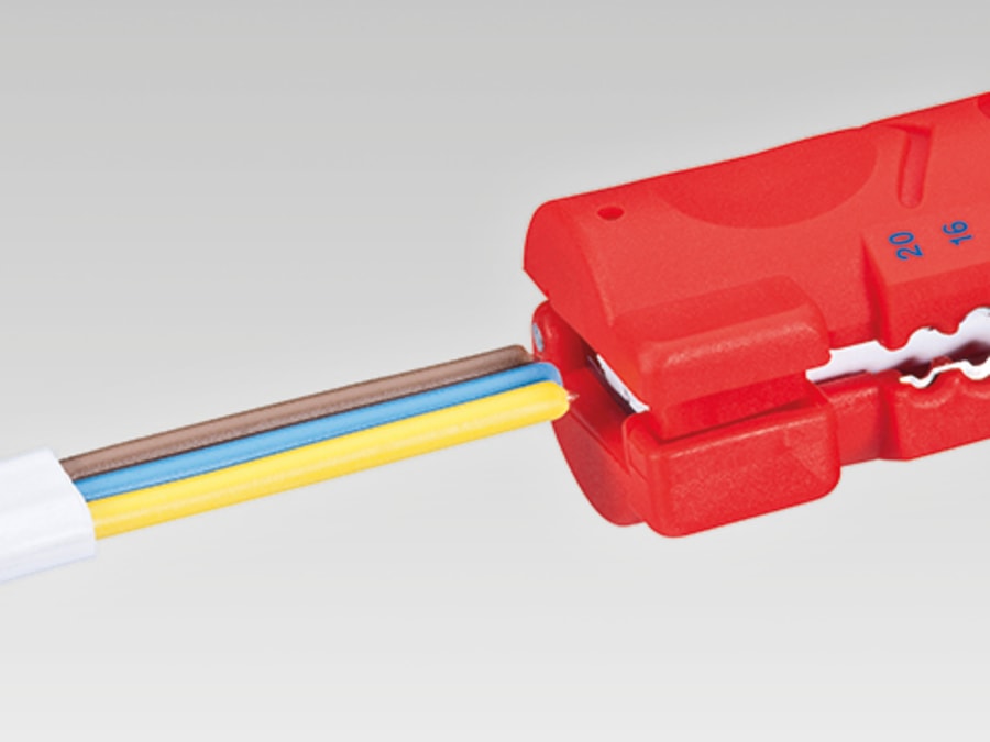 Knipex 1664125SB Stripping Tool for Flat & Round Cables