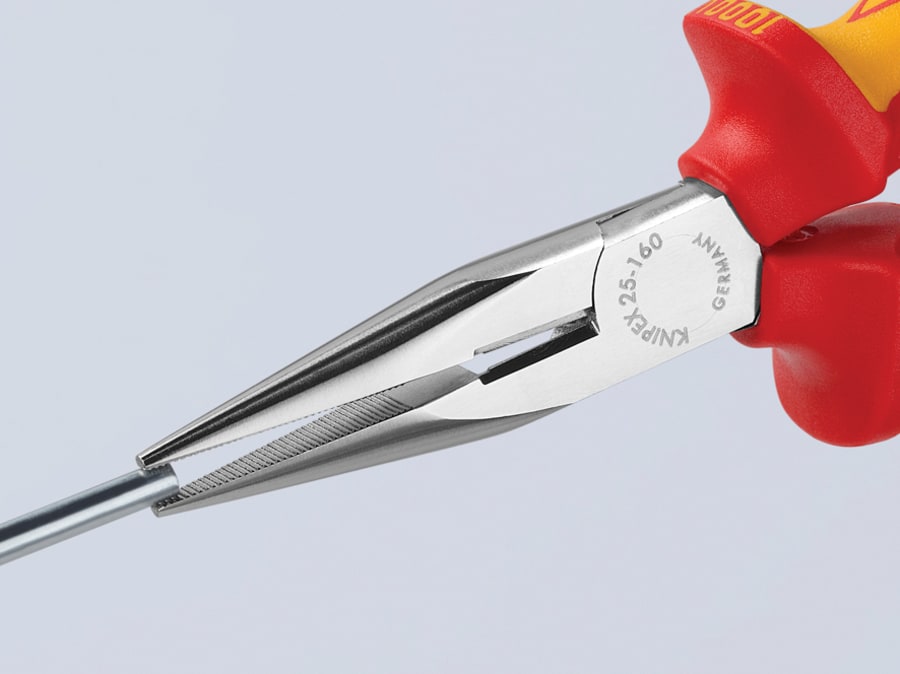 Knipex 2506160SB VDE Snipe Nose Side Cutting Pliers 160mm