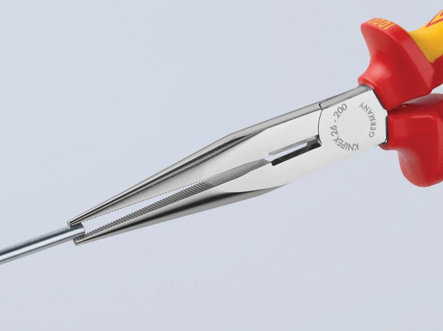Knipex 2616200SB VDE Long Snipe Nose Side Cutting Pliers 200mm