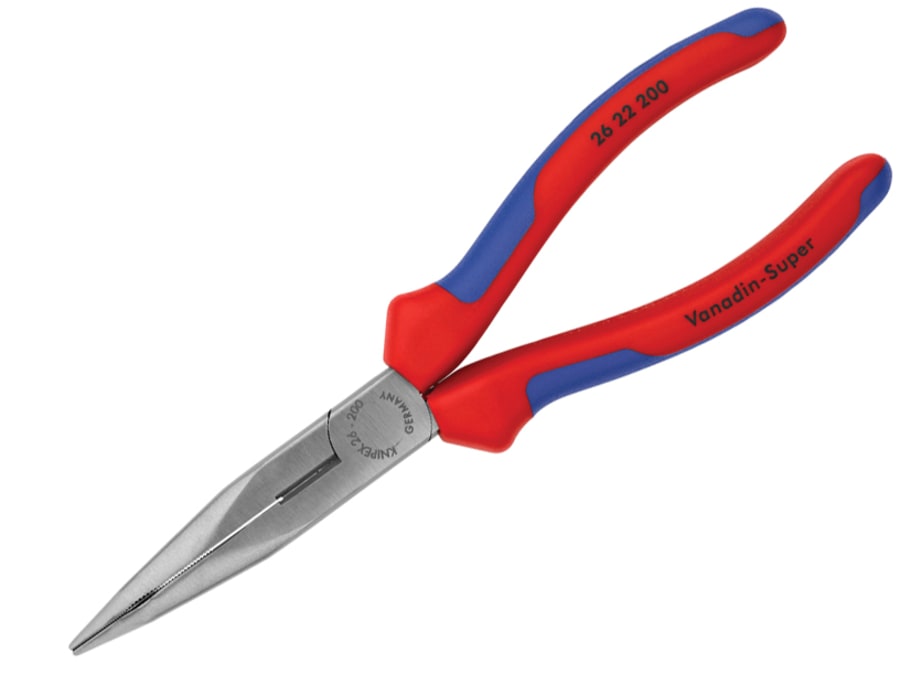 Knipex 2622200SB Snipe Nose Side Cutting Pliers 200mm