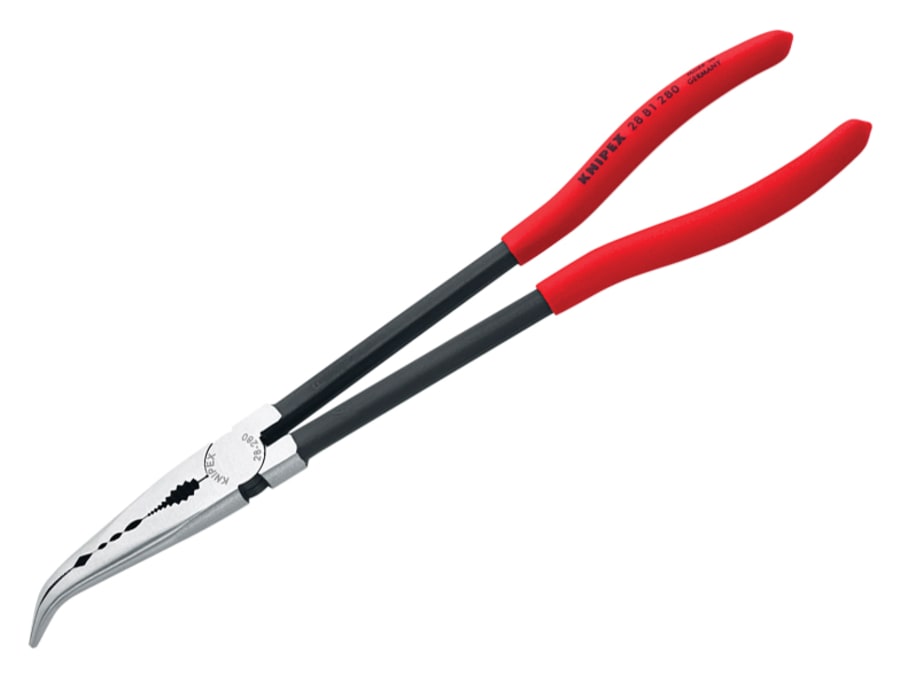Knipex 2881280SB 280mm Long Reach Bent Needle Nose Pliers