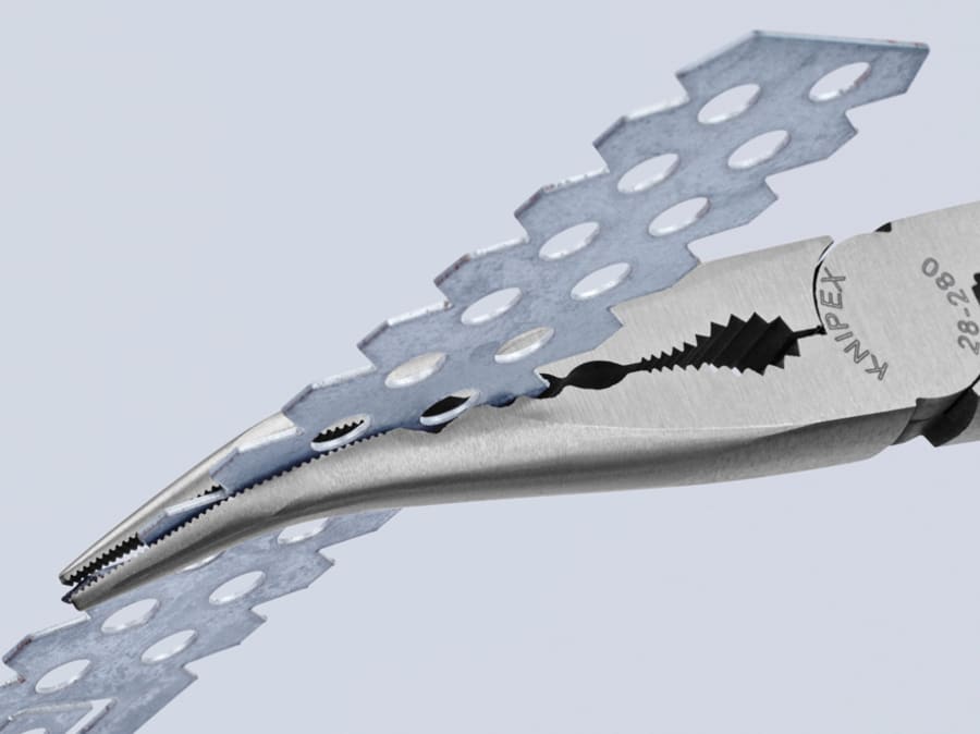 Knipex 2881280SB 280mm Long Reach Bent Needle Nose Pliers