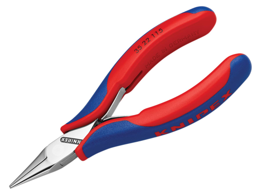 Knipex 3522115SB 115mm Electronics Pliers Half Round Jaw