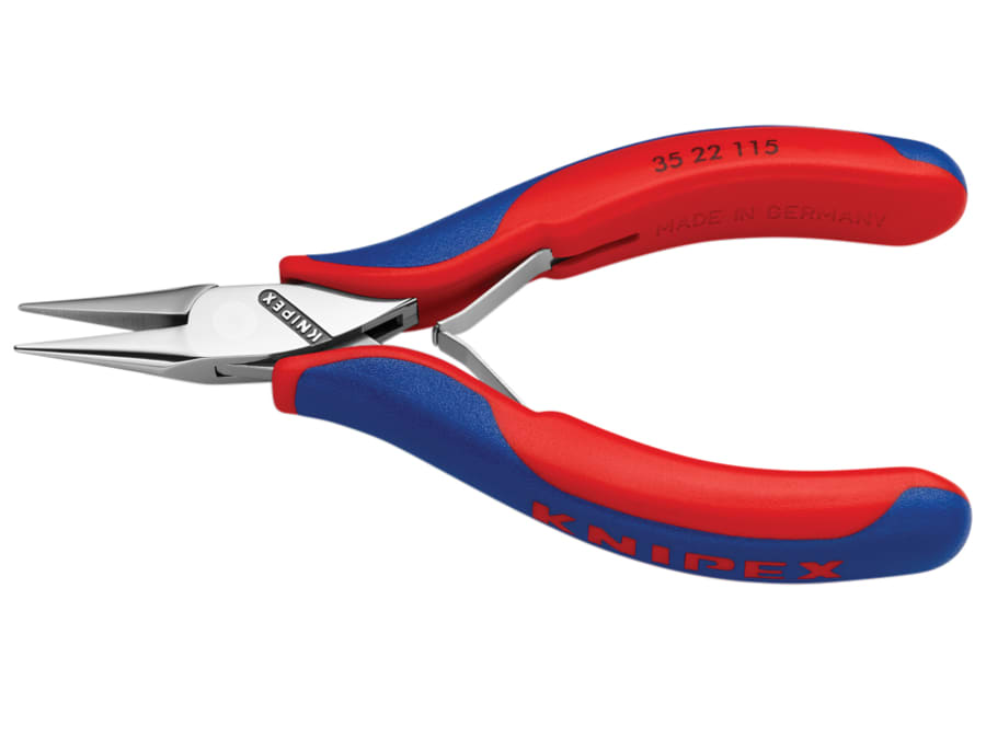 Knipex 3522115SB 115mm Electronics Pliers Half Round Jaw