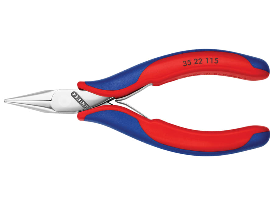 Knipex 3522115SB 115mm Electronics Pliers Half Round Jaw