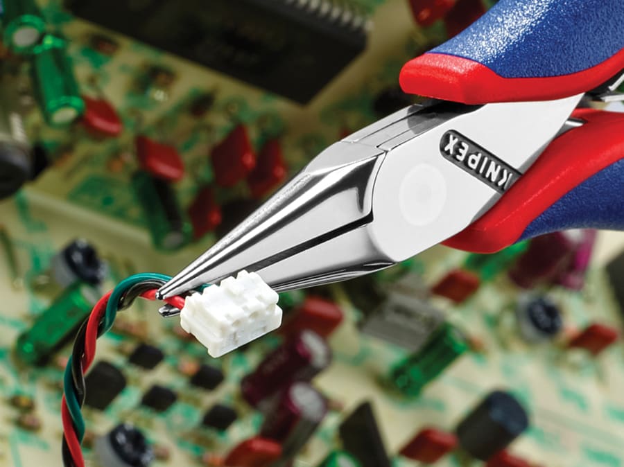 Knipex 3522115SB 115mm Electronics Pliers Half Round Jaw