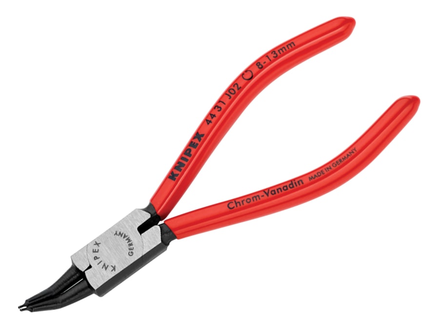 Knipex 4431J02 Circlip Pliers Internal 45° Bent Tip 8-13mm