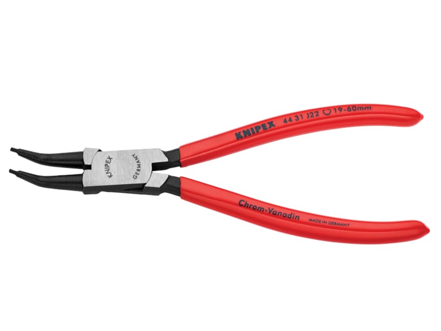 Knipex 4431J22 Circlip Pliers Internal 45° Bent Tip 19-60mm