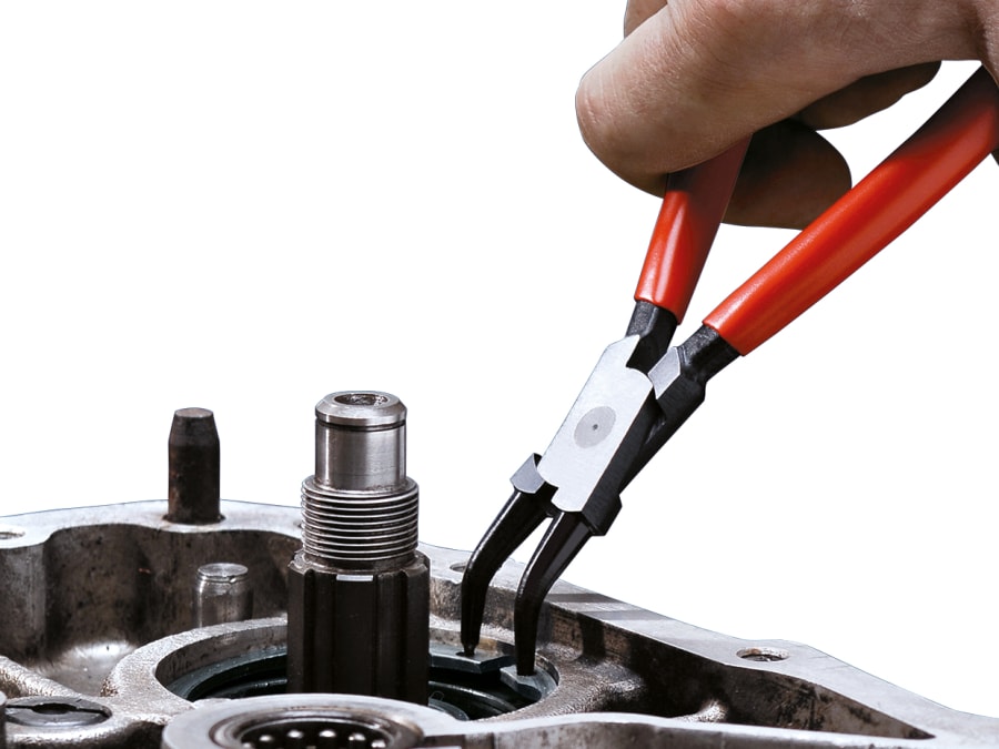 Knipex 4431J42 Internal Circlip Pliers 45° Bent Tip 85-140mm