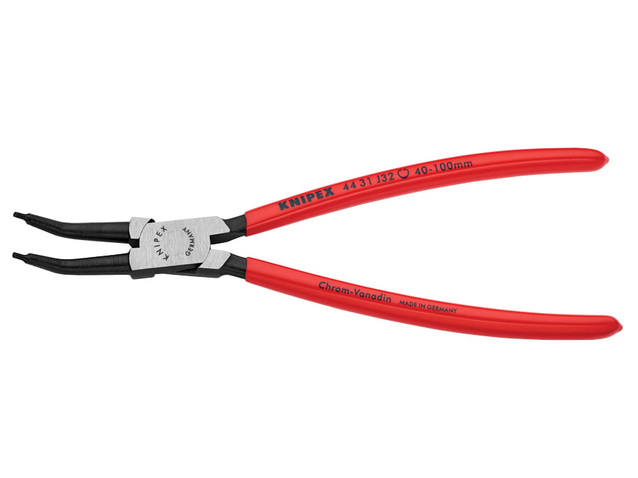 Knipex 4431J32 Internal Circlip Pliers 45° Bent Tip 40-100mm