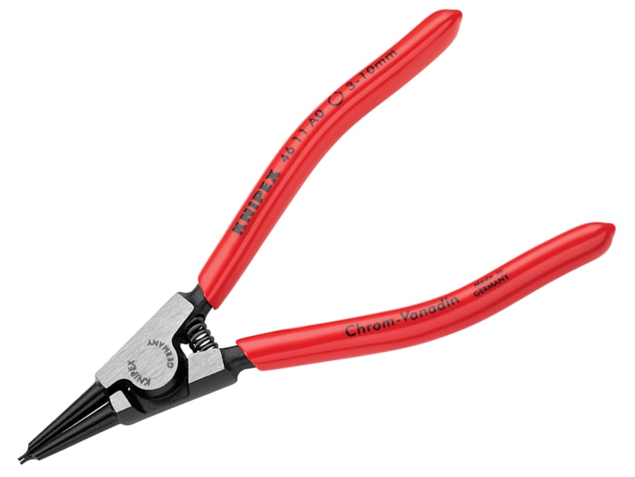 Knipex 4611A0SB External Circlip Pliers 3-10mm