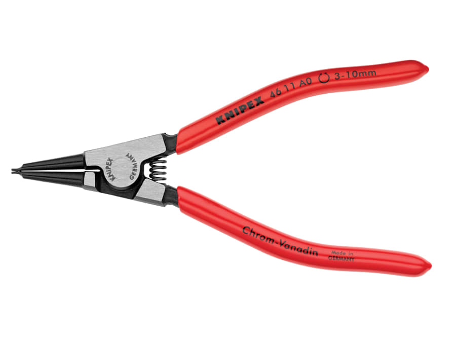 Knipex 4611A0SB External Circlip Pliers 3-10mm