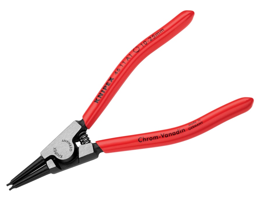 Knipex 4611A1SB External Circlip Pliers 10-25mm