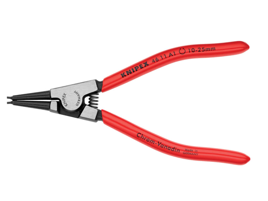 Knipex 4611A1SB External Circlip Pliers 10-25mm