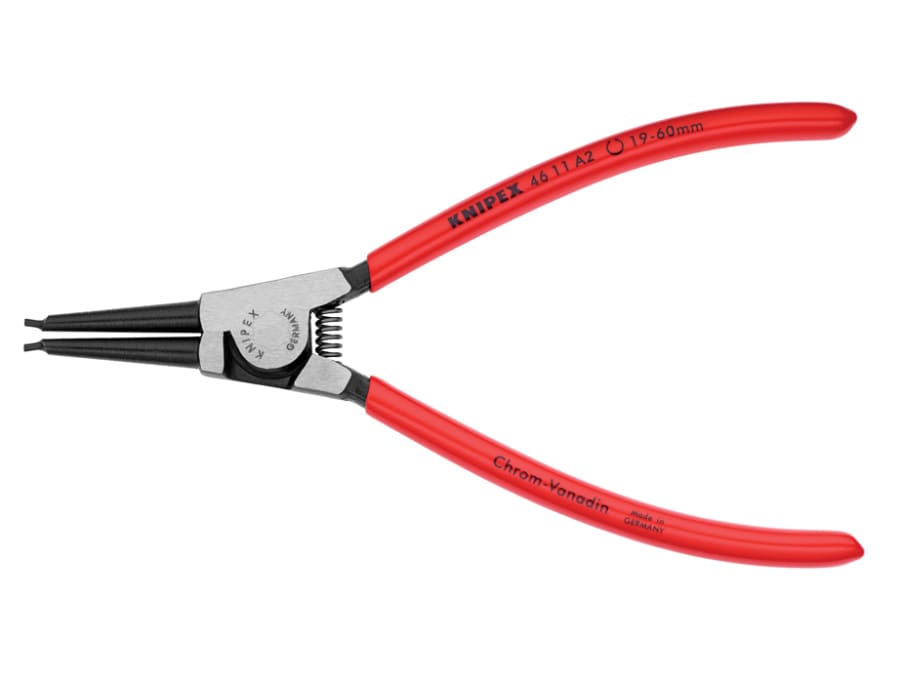 Knipex 4611A2SB External Circlip Pliers 19-60mm