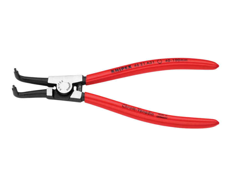 Knipex 4621A31SB External Circlip Pliers 90° 40-100mm