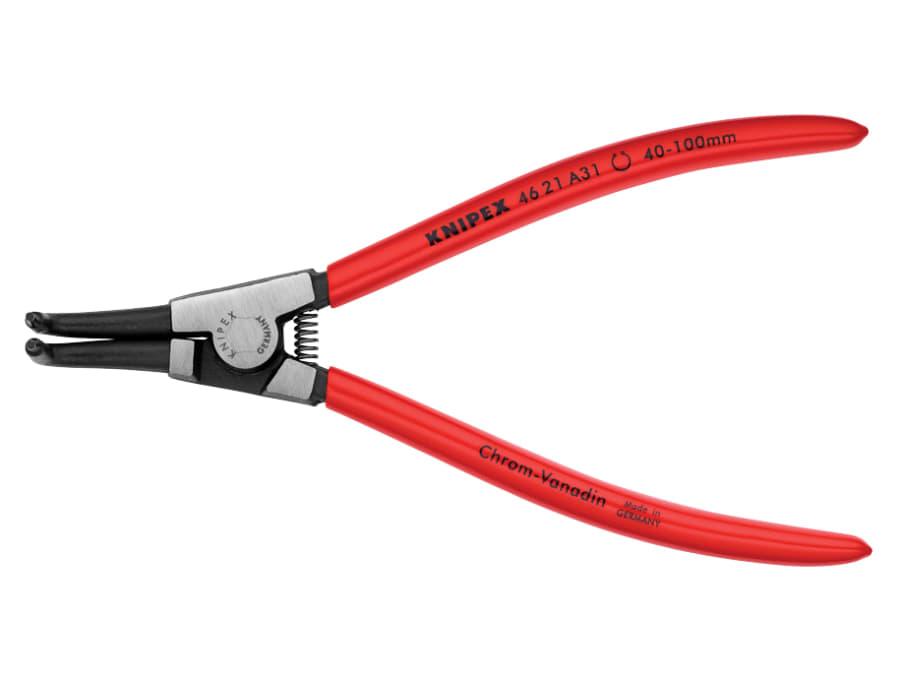 Knipex 4621A31SB External Circlip Pliers 90° 40-100mm