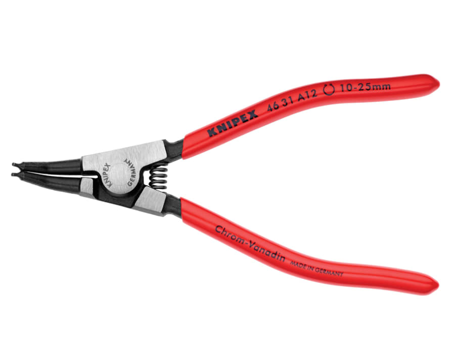 Knipex 4631A12 External Circlip Pliers 45° Bent Tip 10-25mm